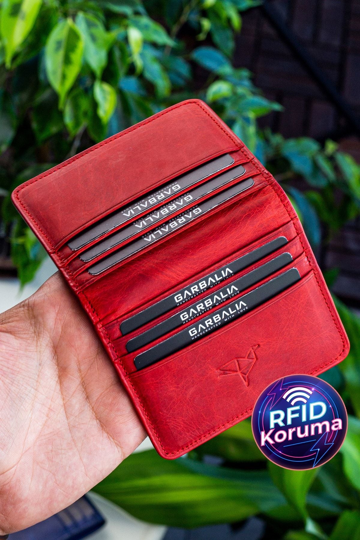 محفظة Garbalia لون أحمر