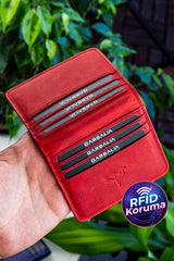 محفظة Garbalia لون أحمر