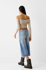 شورت Bershka لون أزرق