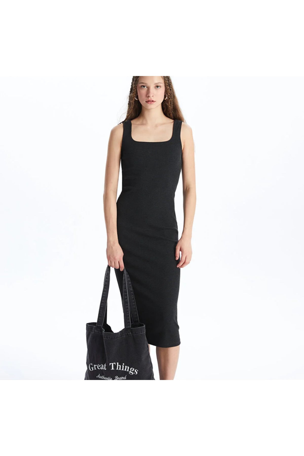 حقيبة كتف LC Waikiki لون رمادي