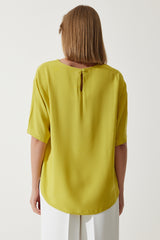 بلوزة Happiness İstanbul لون أخضر