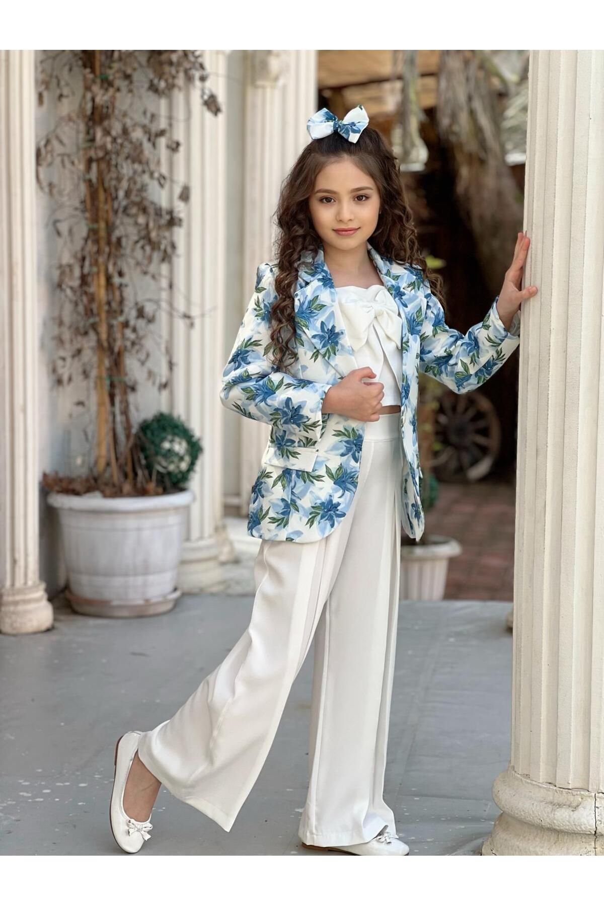 بدلة By Feyza Kids Collection لون أزرق