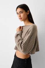 كنزة Bershka لون بني