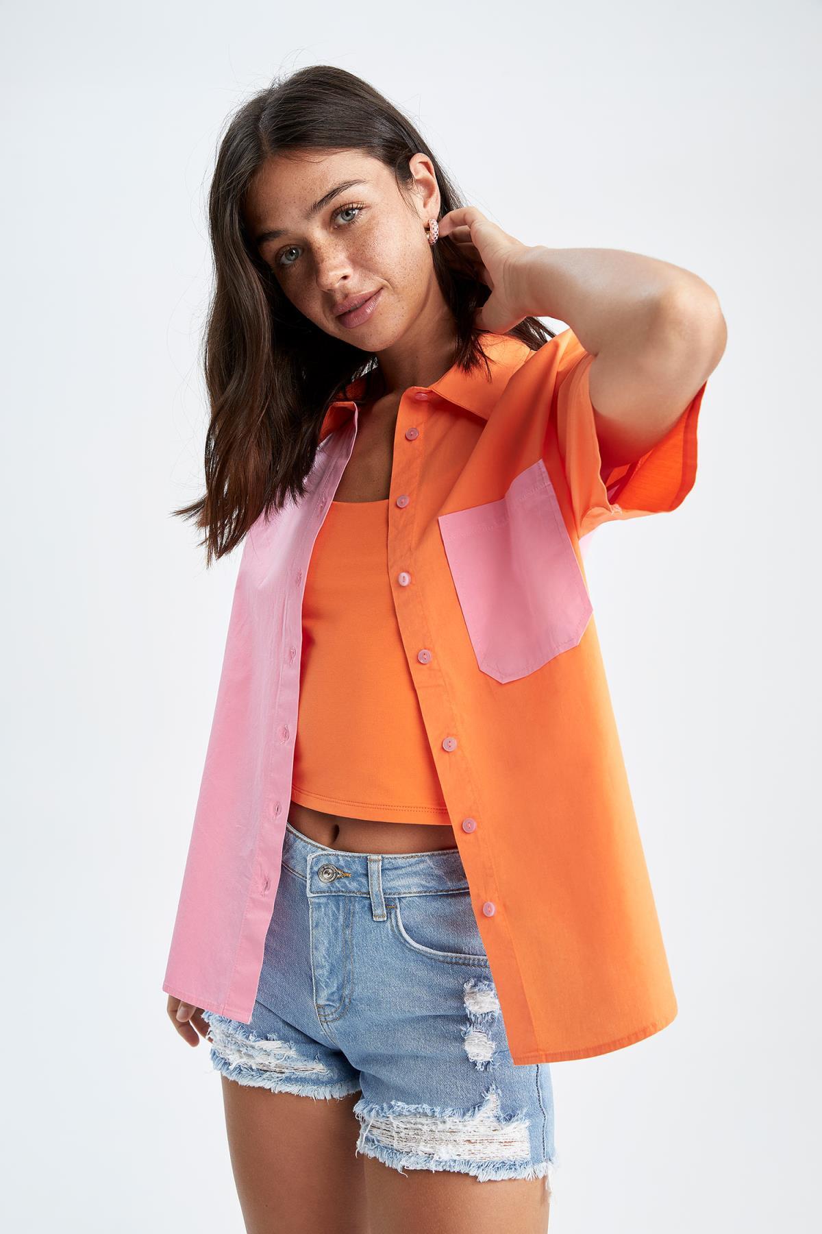 جينز Defacto لون أزرق