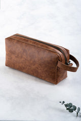 حقيبة يد dk leather لون بني