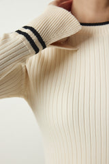 بلوزة Happiness İstanbul لون بيج