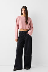 كنزة Bershka لون زهري