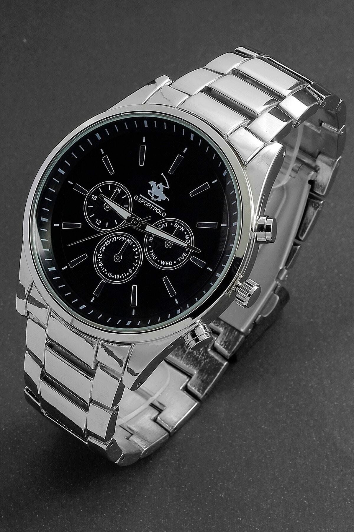 ساعة G-Sport POLO لون أسود
