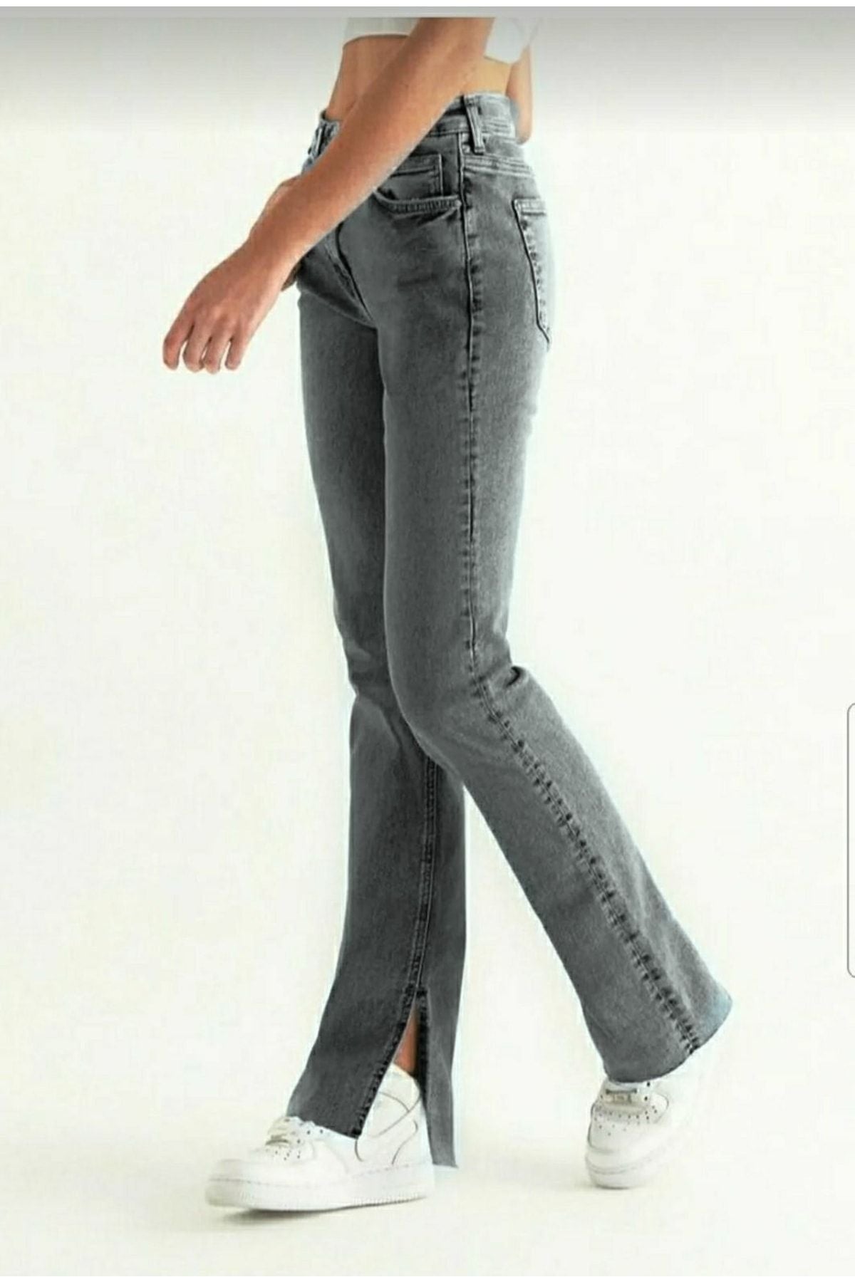 جينز Livik لون رمادي