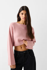 كنزة Bershka لون زهري