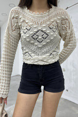 بلوزة Cistern İstanbul لون بيج