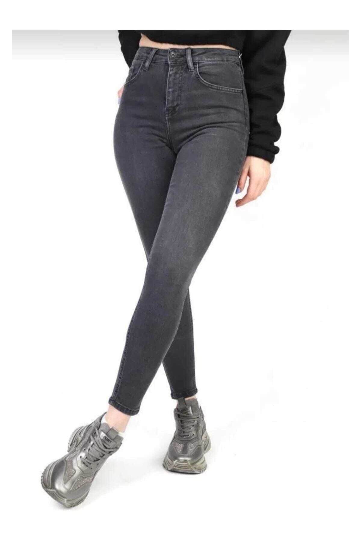 جينز geenz manifacture لون رمادي