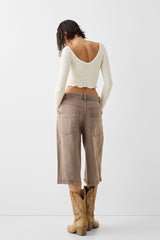 كنزة Bershka لون بيج