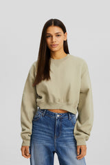هودي Bershka لون كاكي