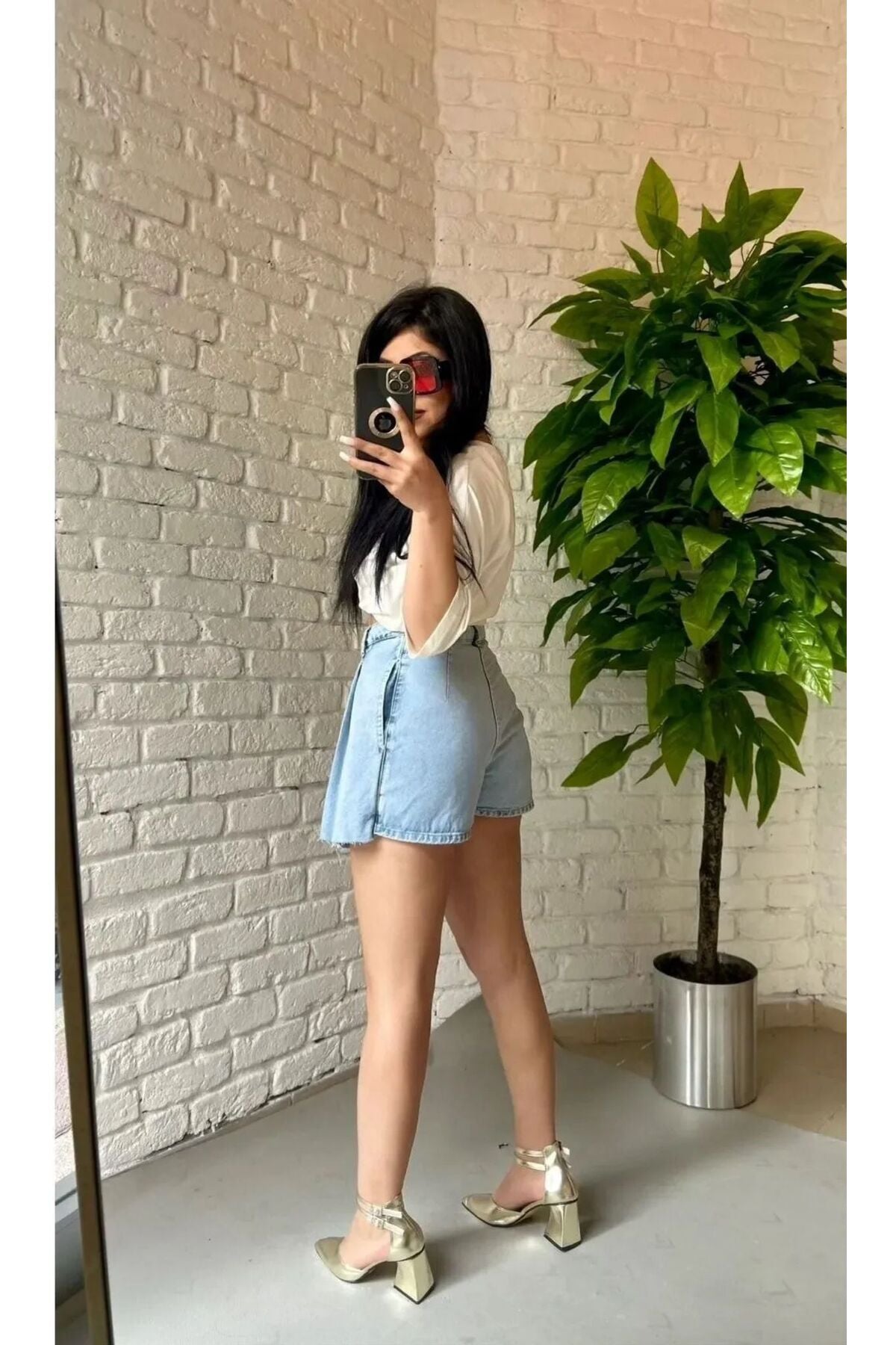 جينز LAMİRAMOOD لون بني