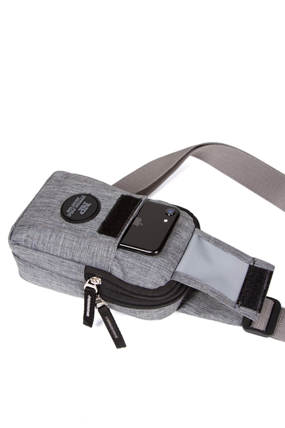 حقيبة خصر NEWISH POLO ACCESSORIES لون رمادي