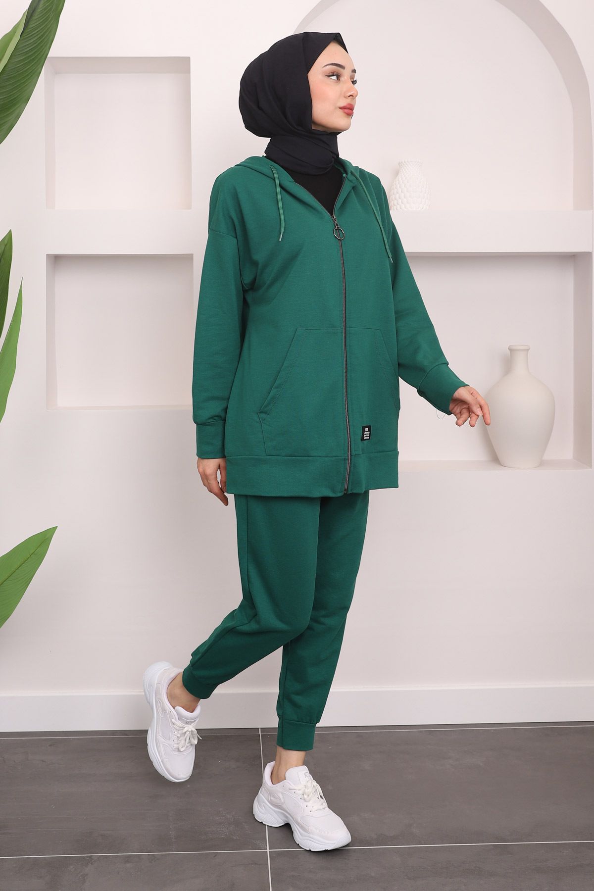 طقم رياضي İmajButik لون أخضر