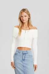 جاكيت خفيف Bershka لون بيج