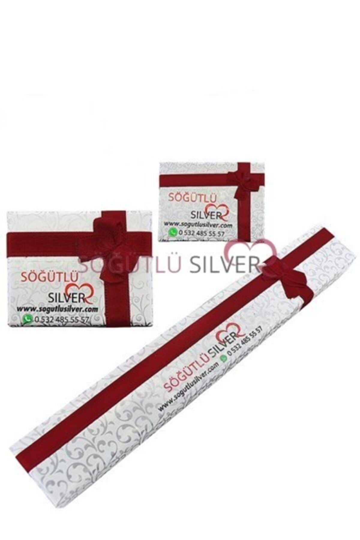 خاتم فضي Söğütlü Silver لون أبيض