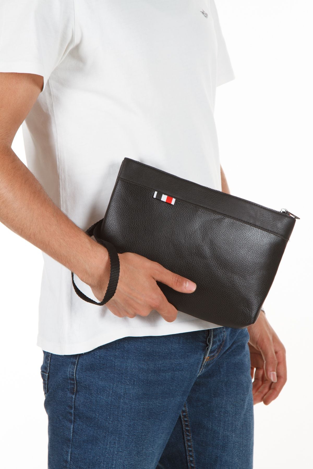 حقيبة يد CERFF LEATHER CLUP لون أسود