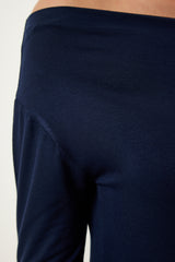 بلوزة Happiness İstanbul لون أزرق غامق