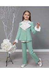 بدلة By Feyza Kids Collection لون أخضر