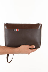 حقيبة يد CERFF LEATHER CLUP لون بني