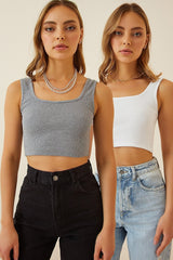 بلوزة Happiness İstanbul لون غني بالألوان