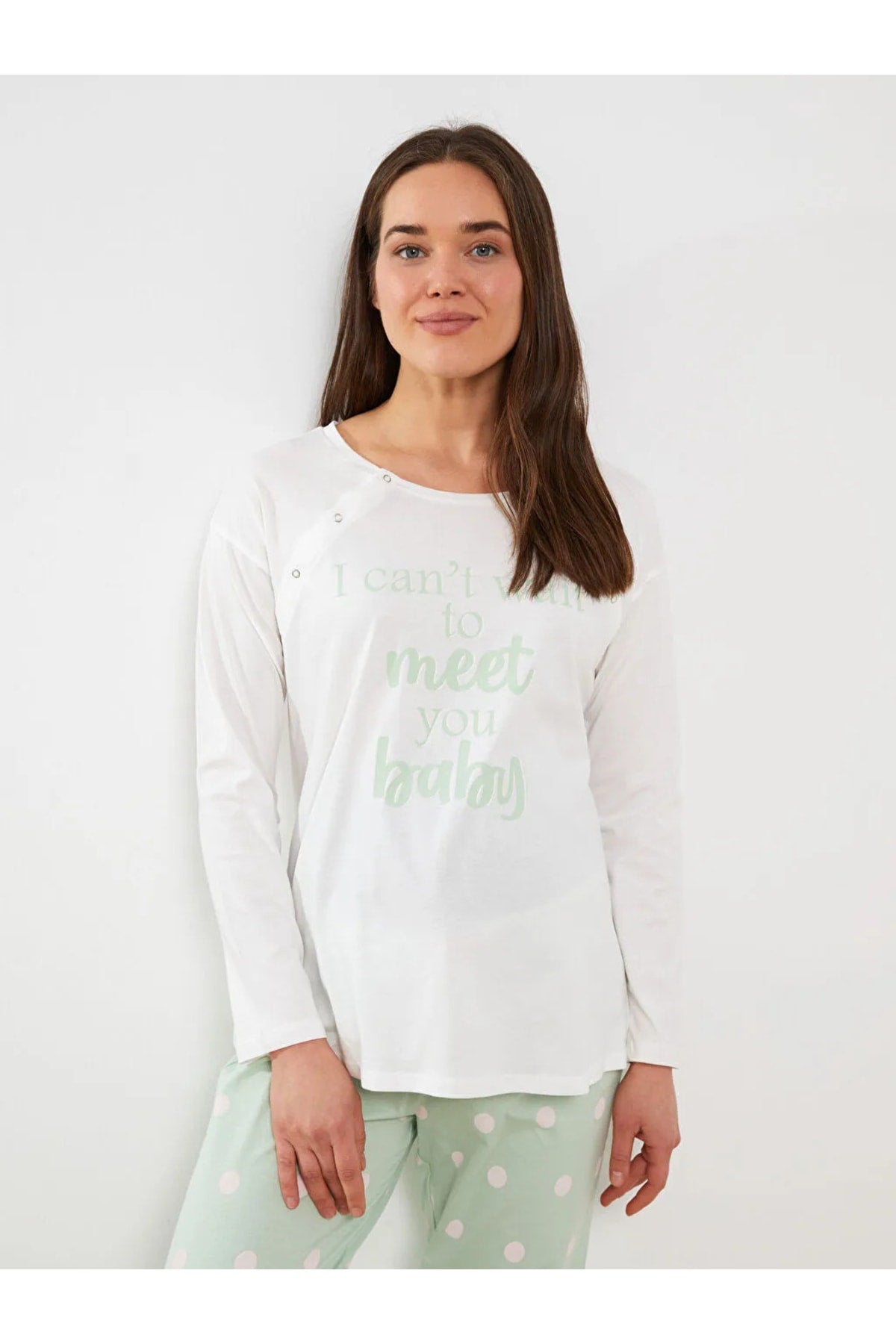 طقم بيجاما LC Waikiki لون أخضر