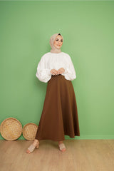 تنورة CNG MODA لون بني