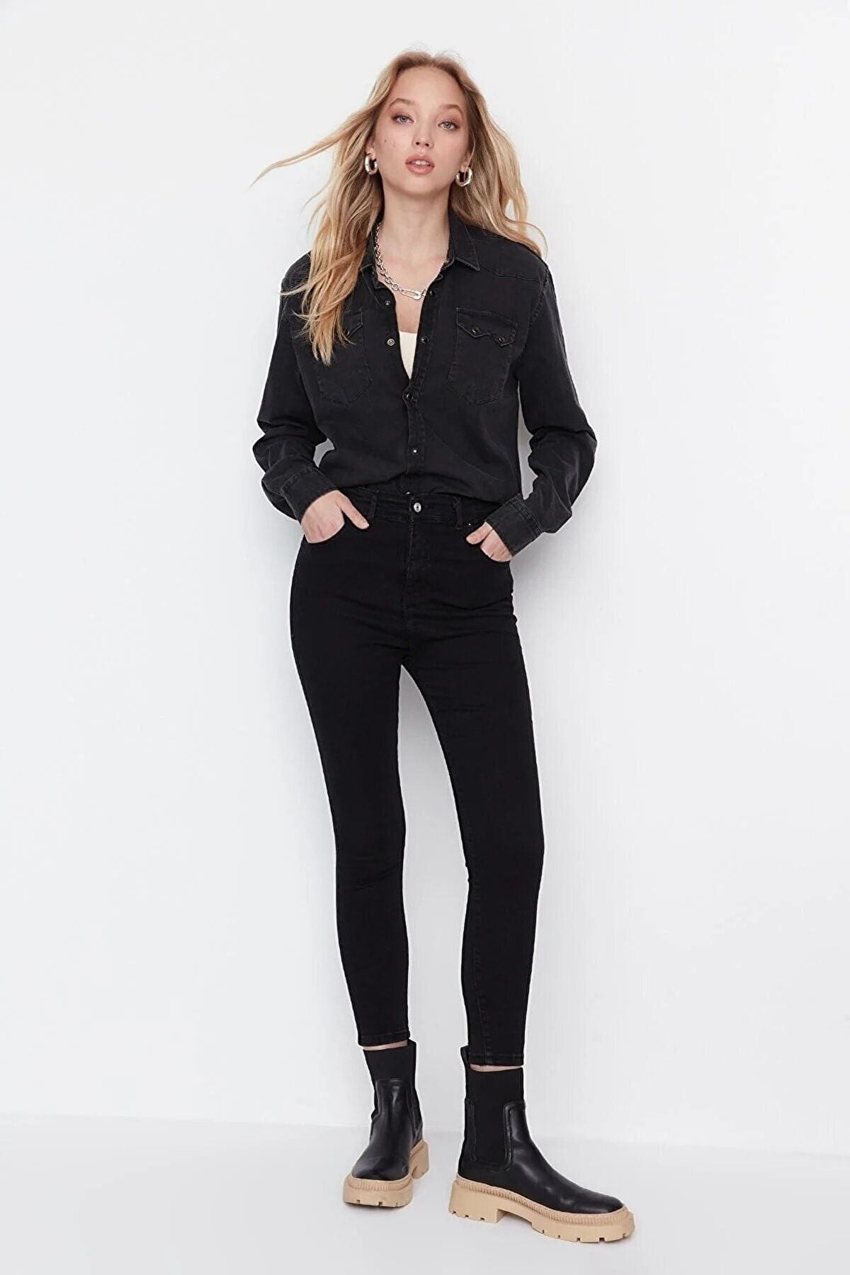 جينز Ramrod لون أسود