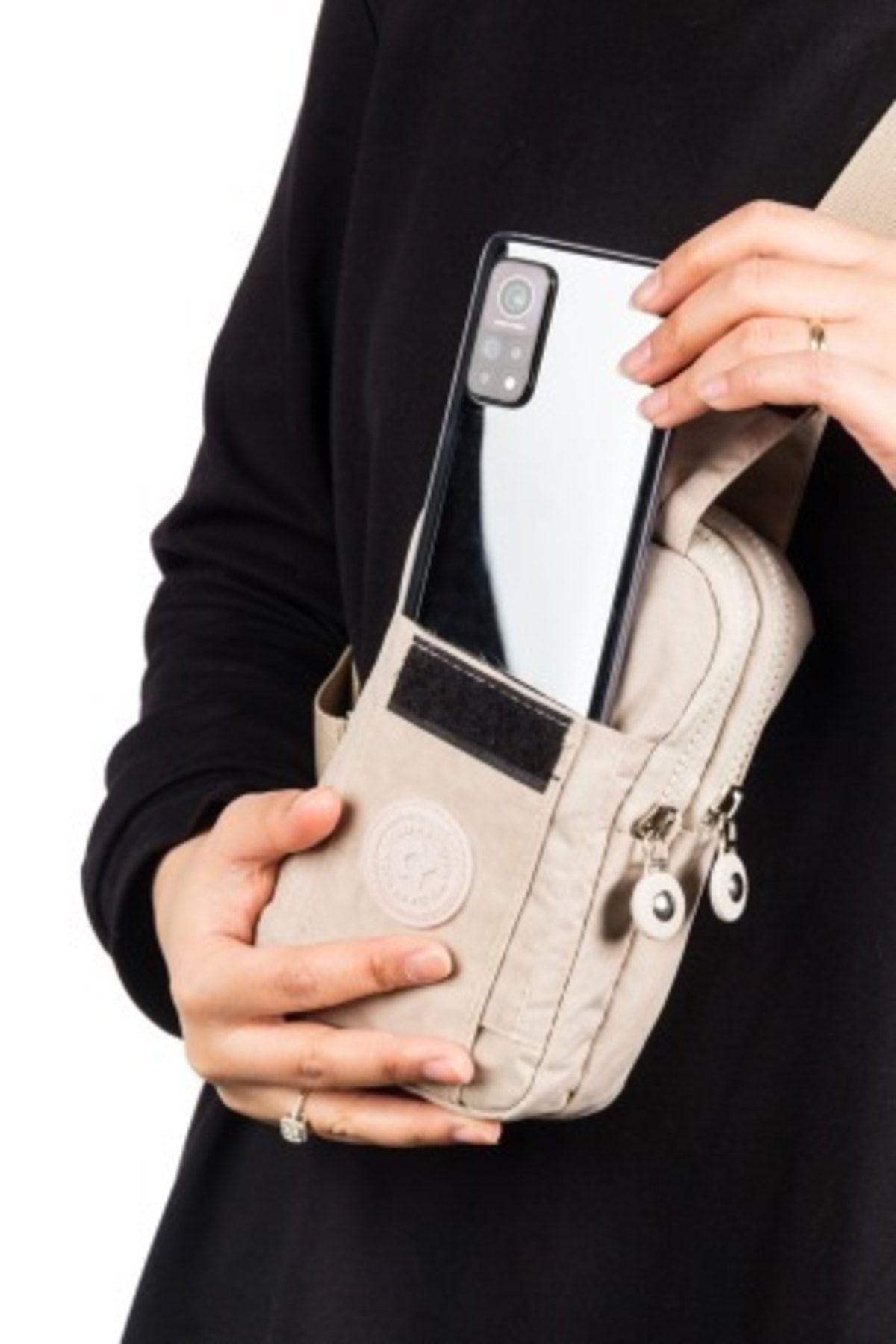 حقيبة خصر NEWISH POLO ACCESSORIES لون بيج