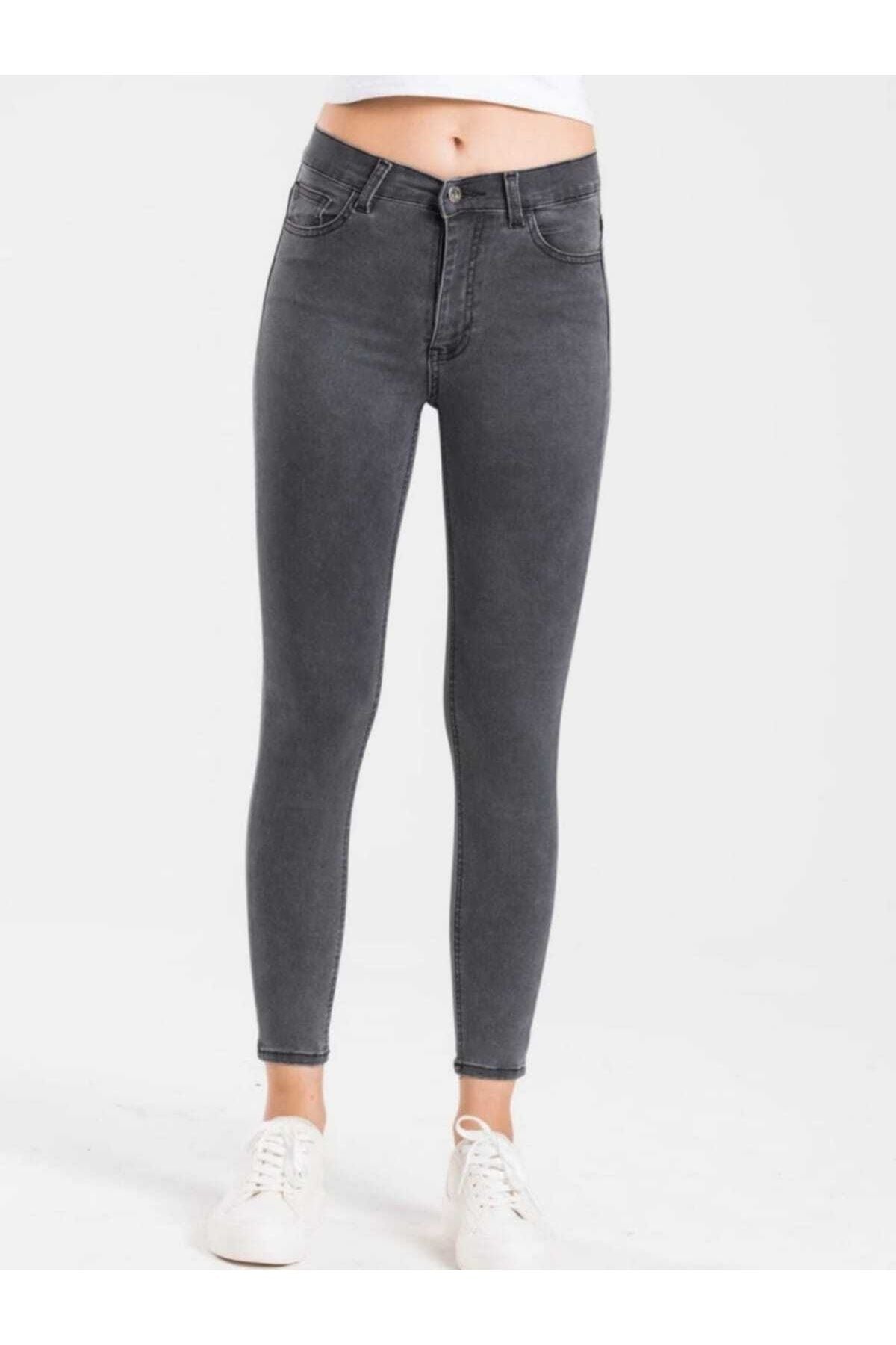 جينز geenz manifacture لون رمادي