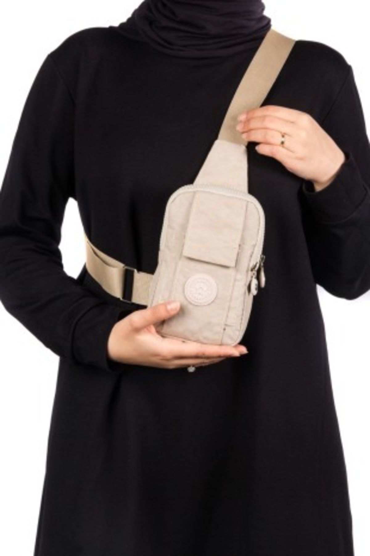 حقيبة خصر NEWISH POLO ACCESSORIES لون بيج