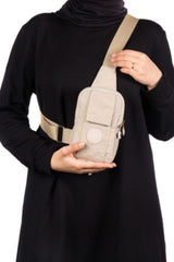 حقيبة خصر NEWISH POLO ACCESSORIES لون بيج