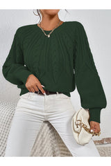كنزة AQE FASHION لون أخضر