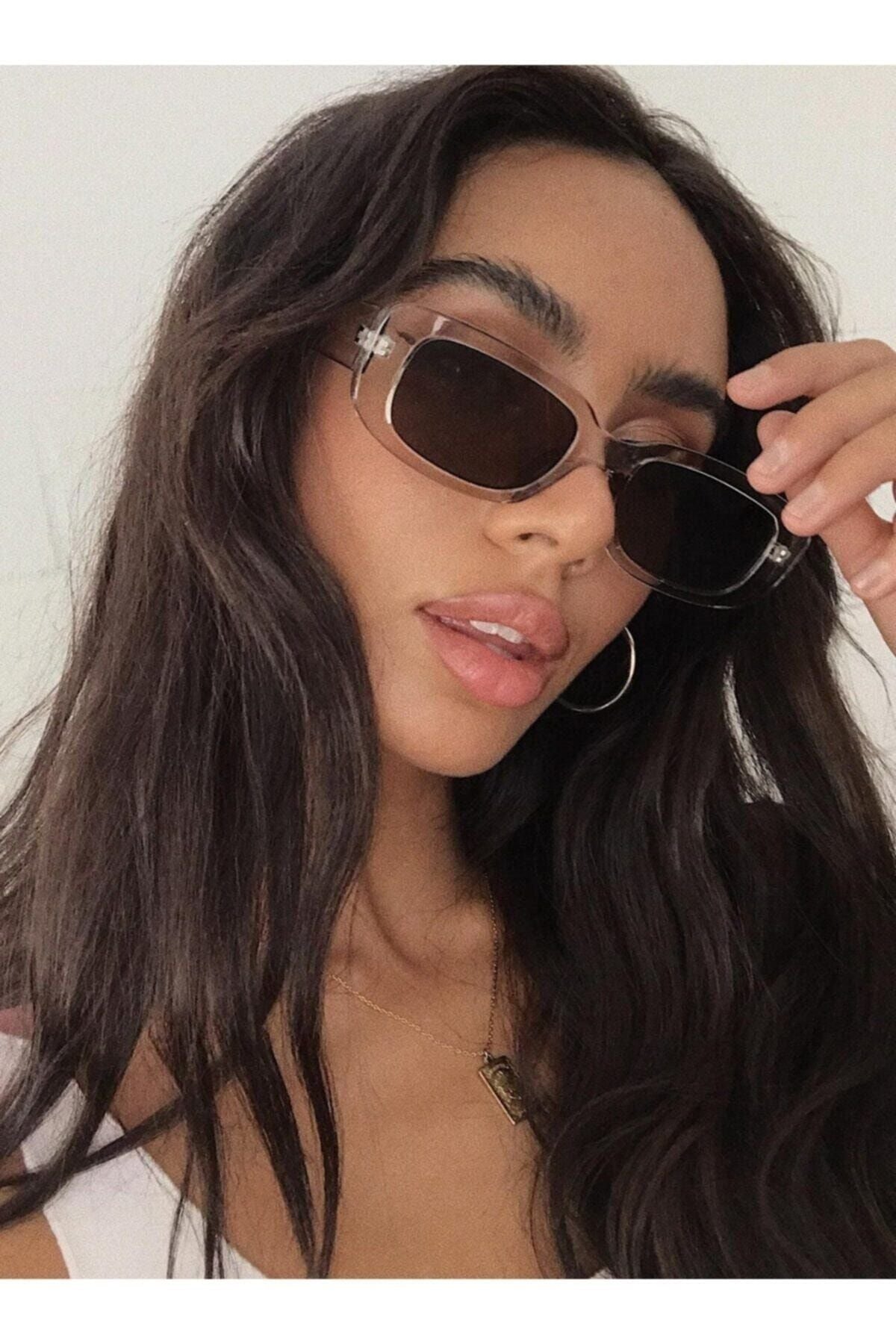 نظارة شمسية Mathilda Aksesuar لون برتقالي