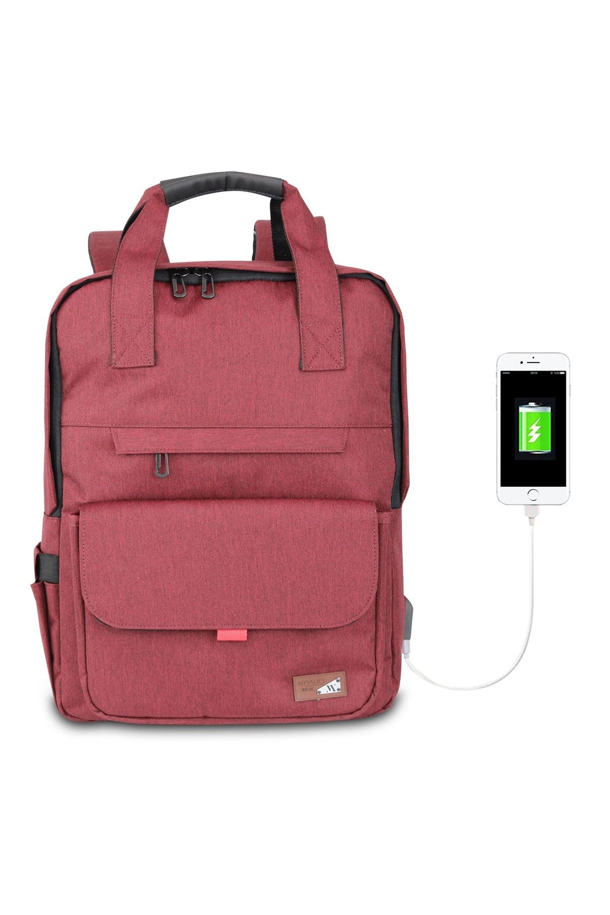 حقيبة كتف My Valice لون بوردو