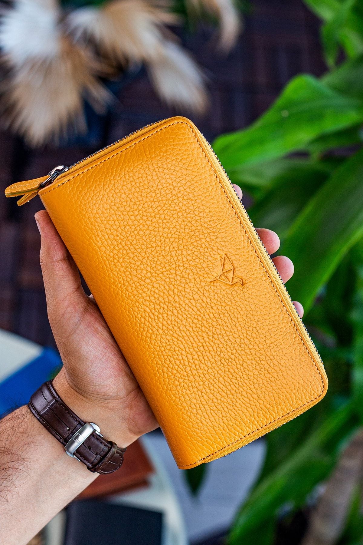 محفظة Garbalia لون برتقالي