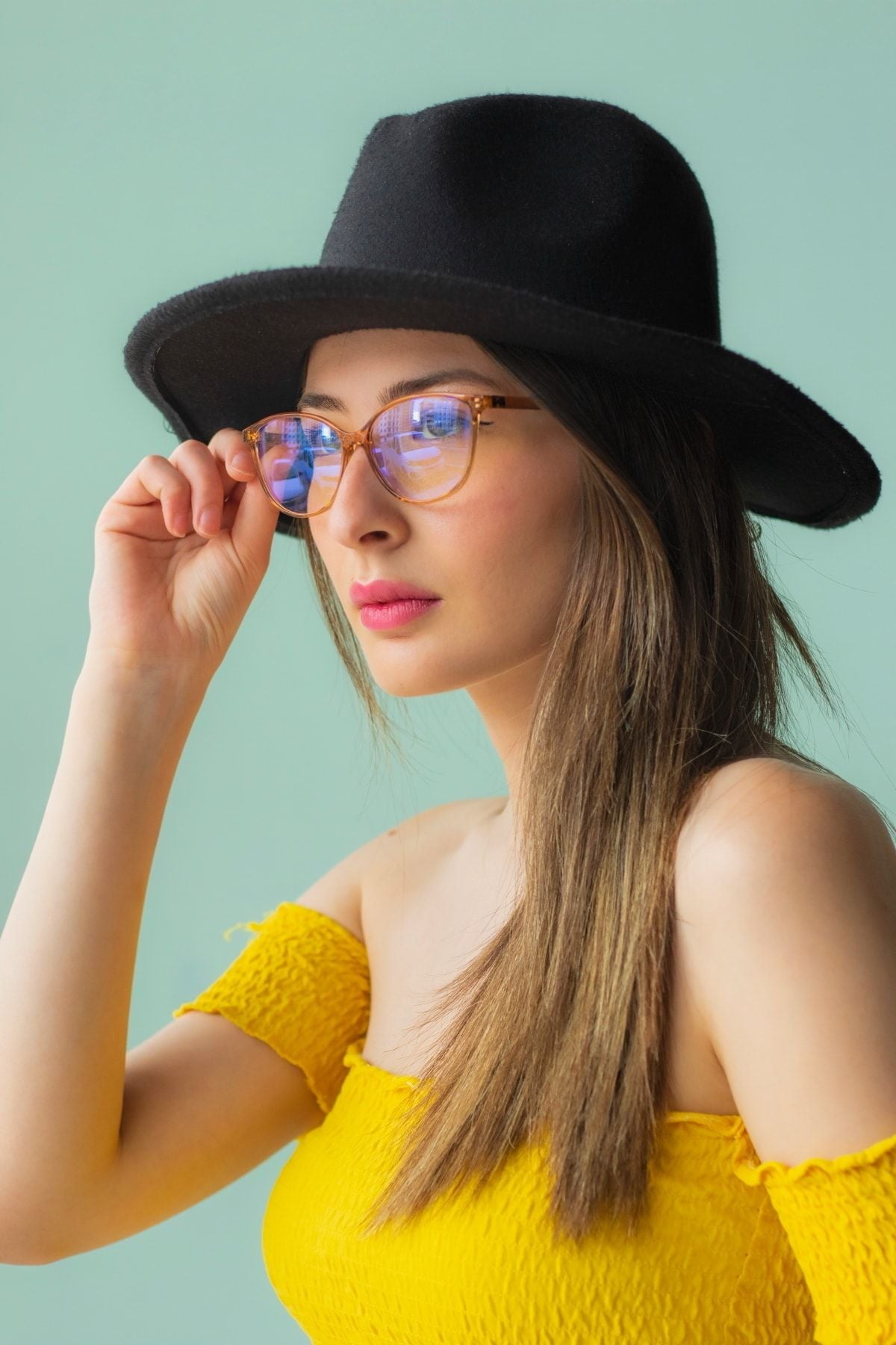 نظّارة الحماية من الأشعة الزرقاء Focus On Eyewear لون بيج