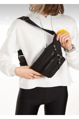 حقيبة خصر Newish Polo لون أسود