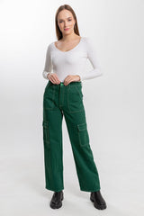 جينز Darkly Jeans لون أخضر