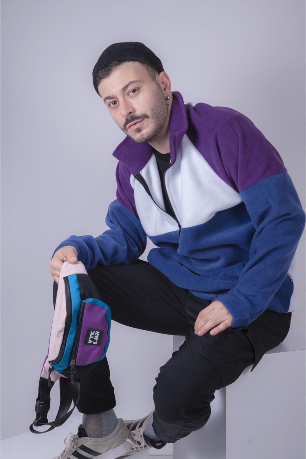 حقيبة خصر Vatkalimon لون أبيض