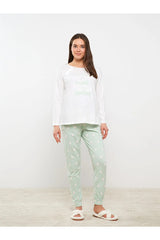 طقم بيجاما LC Waikiki لون أخضر