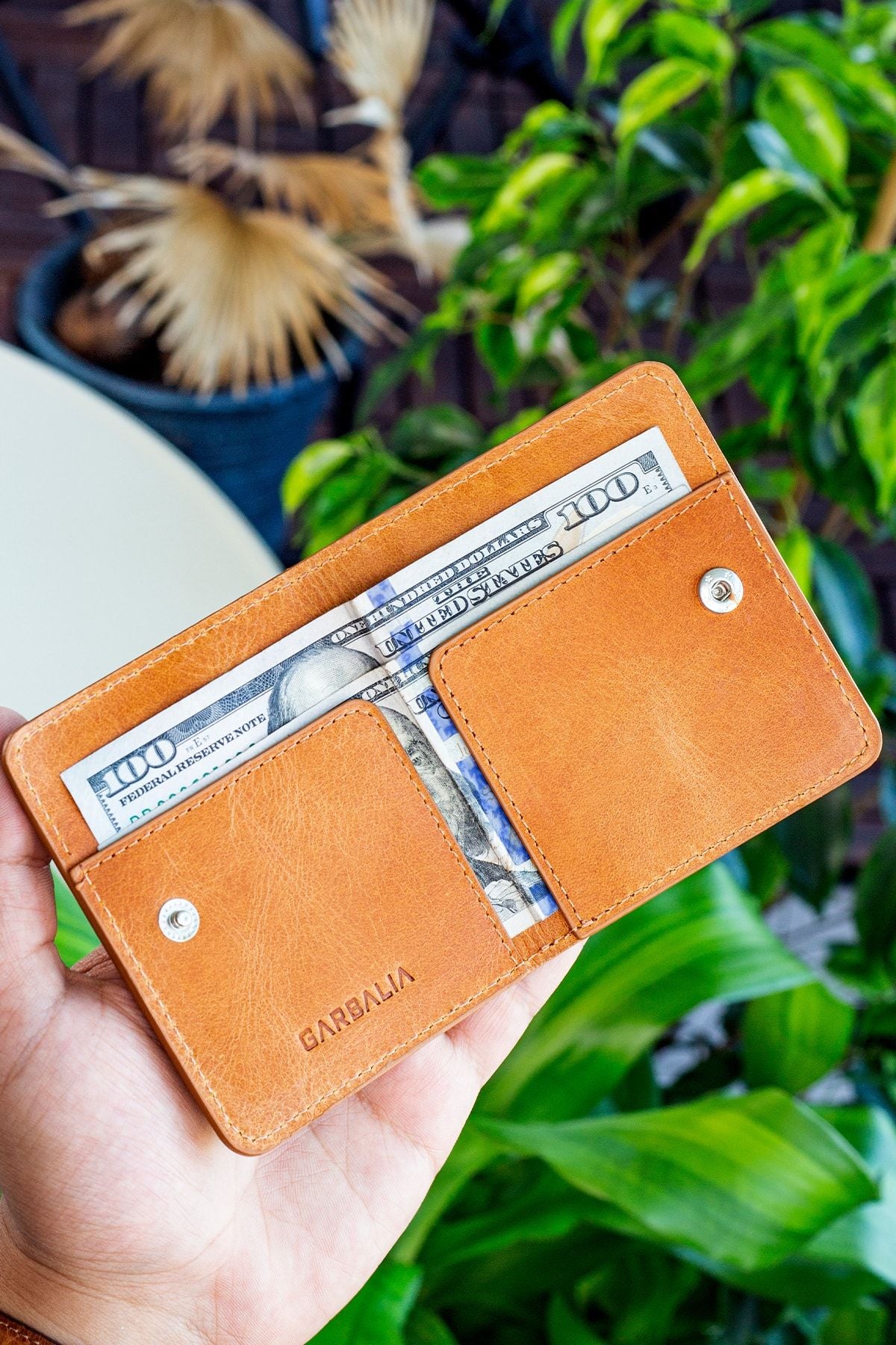 محفظة Garbalia لون أصفر