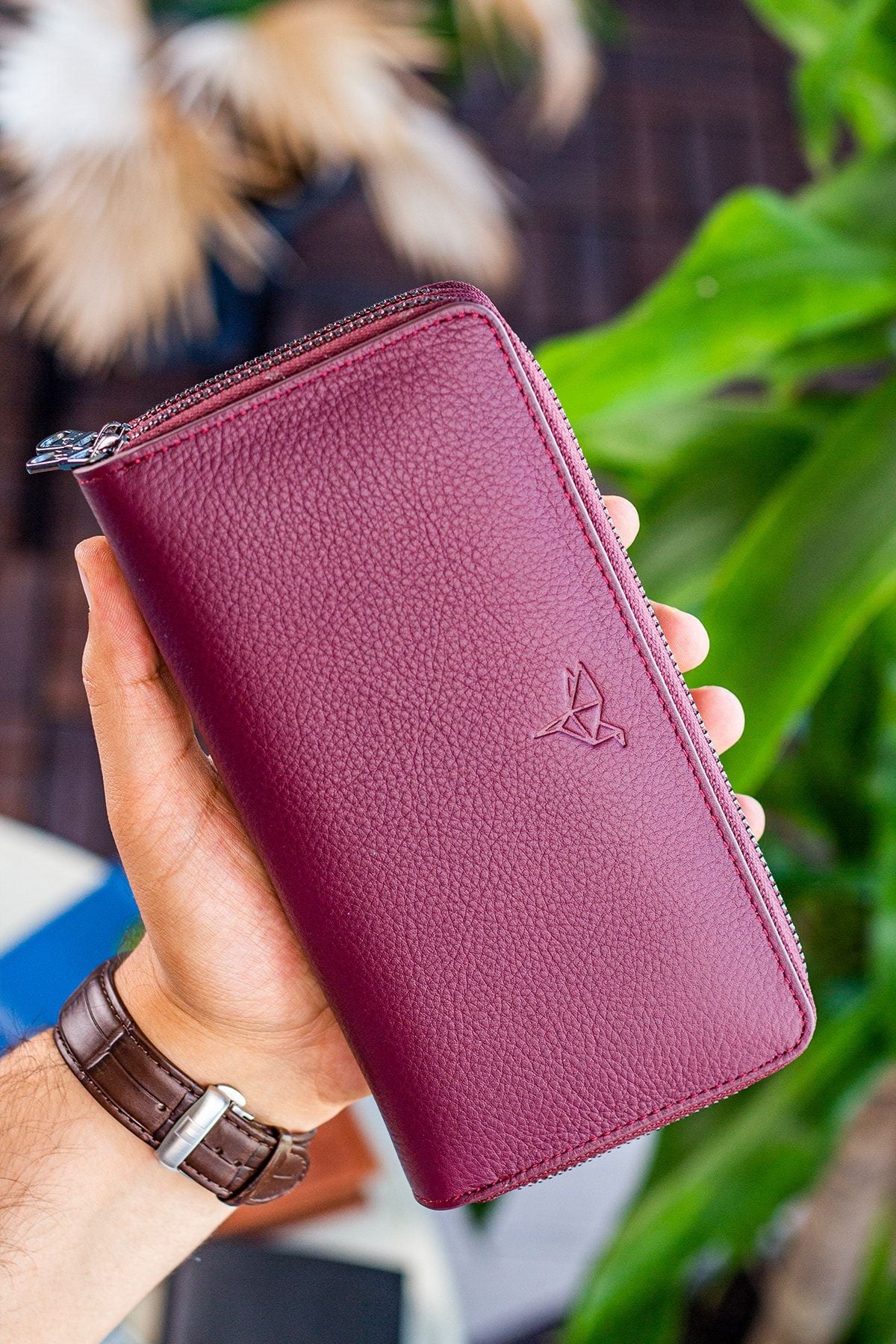 محفظة Garbalia لون بوردو