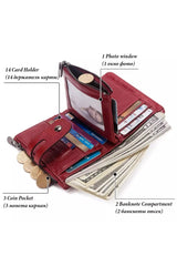 محفظة Jeep لون أحمر