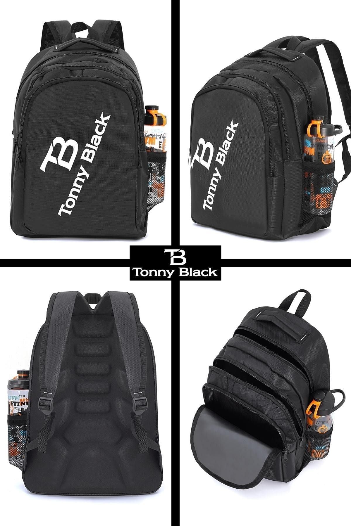 حقيبة المدرسة Tonny Black لون أسود