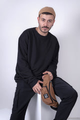 حقيبة خصر Vatkalimon لون بني