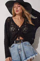 بلوزة Happiness İstanbul لون أسود